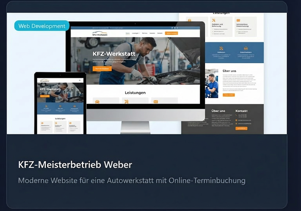 Website-Relaunch für KFZ-Meisterbetrieb Weber